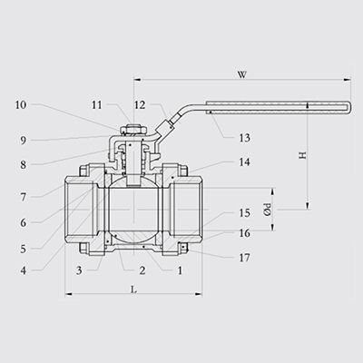 3-Piece Ball Valve